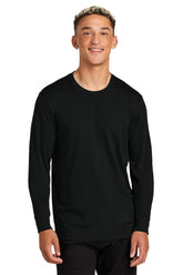 Allmade® Unisex Long Sleeve Organic Cotton Tee - Deep Black - XS
